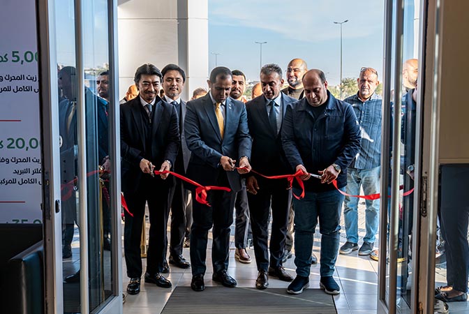 SAS Company Opens Toyota Service Station in Baghdad